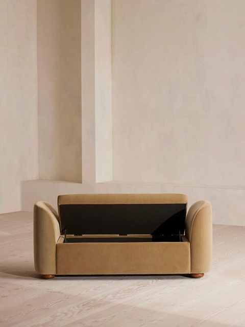 Athena Bench, Velvet, Camel, Us - Soho Home with regard to Understanding the Durability and Beauty of Boucle Fabric Benches